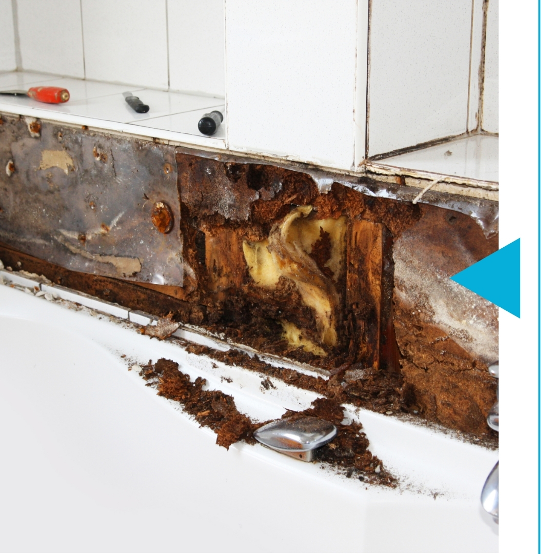 Burst pipe water damage