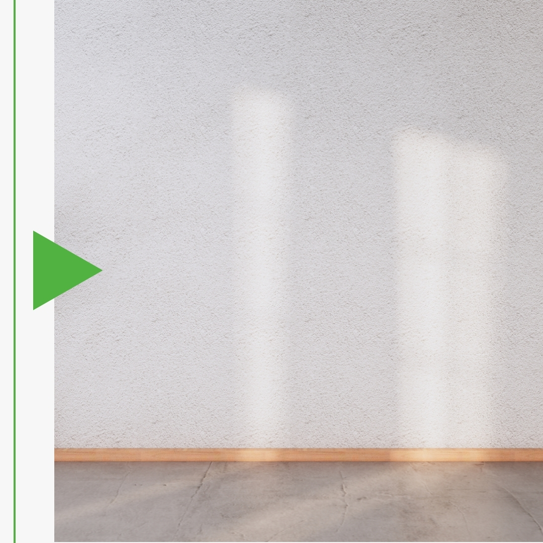 Clean wall and floor