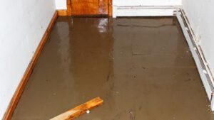 water damage in a home