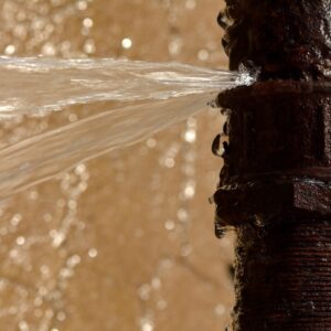 burst pipe
