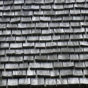 Old roof shingles